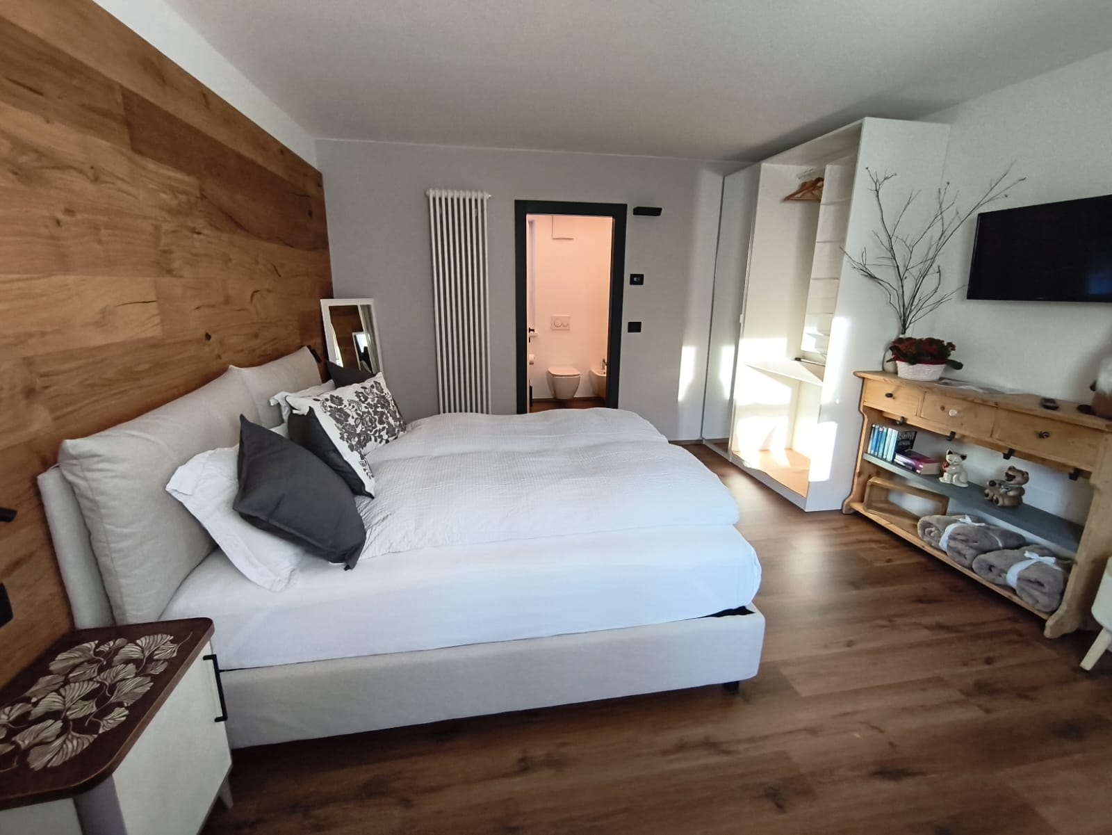 Camera da letto, vista ampia